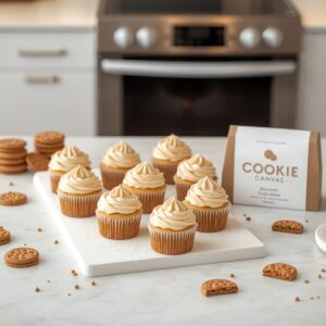 eggless biscoff vanilla cupcake no refined sugar whole wheat homemade Pune Cookie Canvas