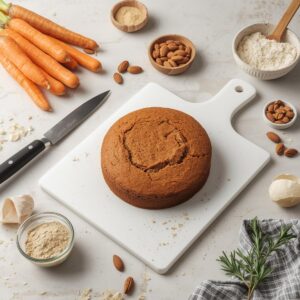 eggless carrot almond cake no refined sugar whole wheat homemade Pune Cookie Canvas